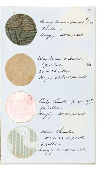Mead, Grace Bigelow Sears (1864-1918) Wee Holme: a Manuscript Record of its Construction, 1909-1910